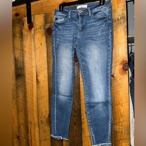 KanCan Medium Wash Skinny Jeans in Blue